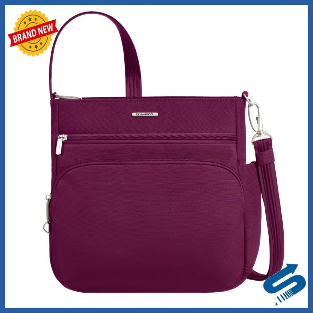 Anti-Theft Crossbody Bag Classic Travel Secure Durable Polyester Lightweight